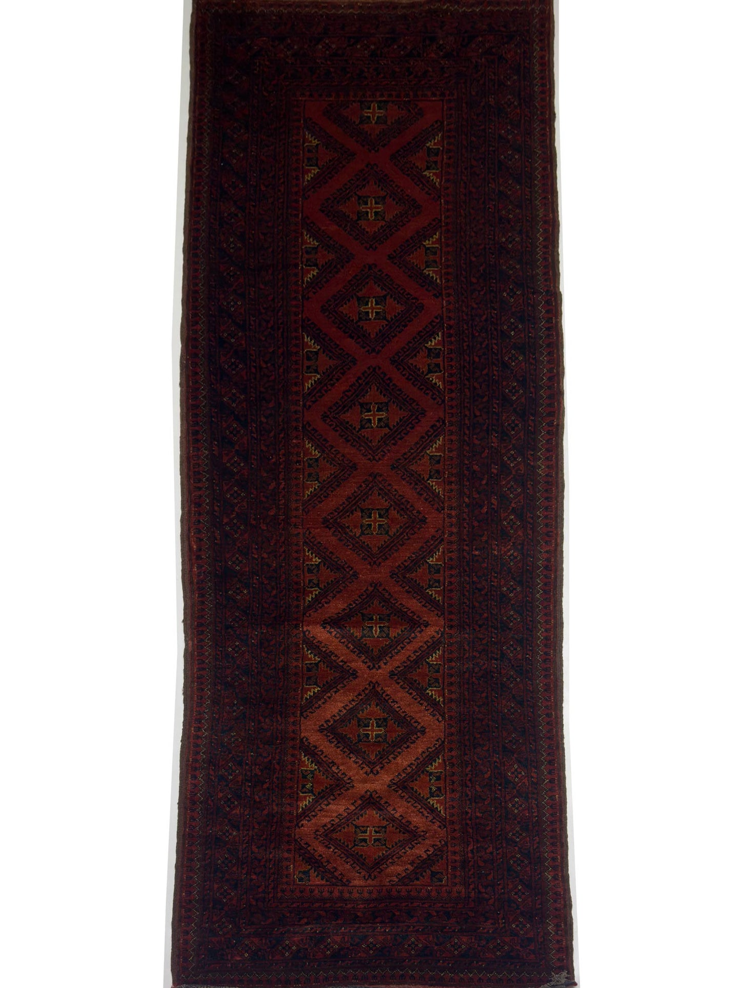 Afghan Tribal Runner - 2.5 x 10 ft