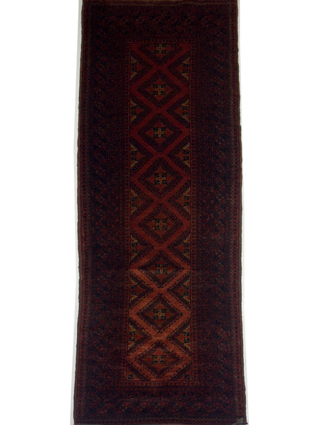 Afghan Tribal Runner - 2.5 x 10 ft