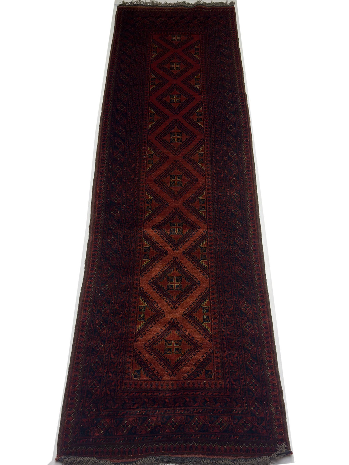 Afghan Tribal Runner - 2.5 x 10 ft