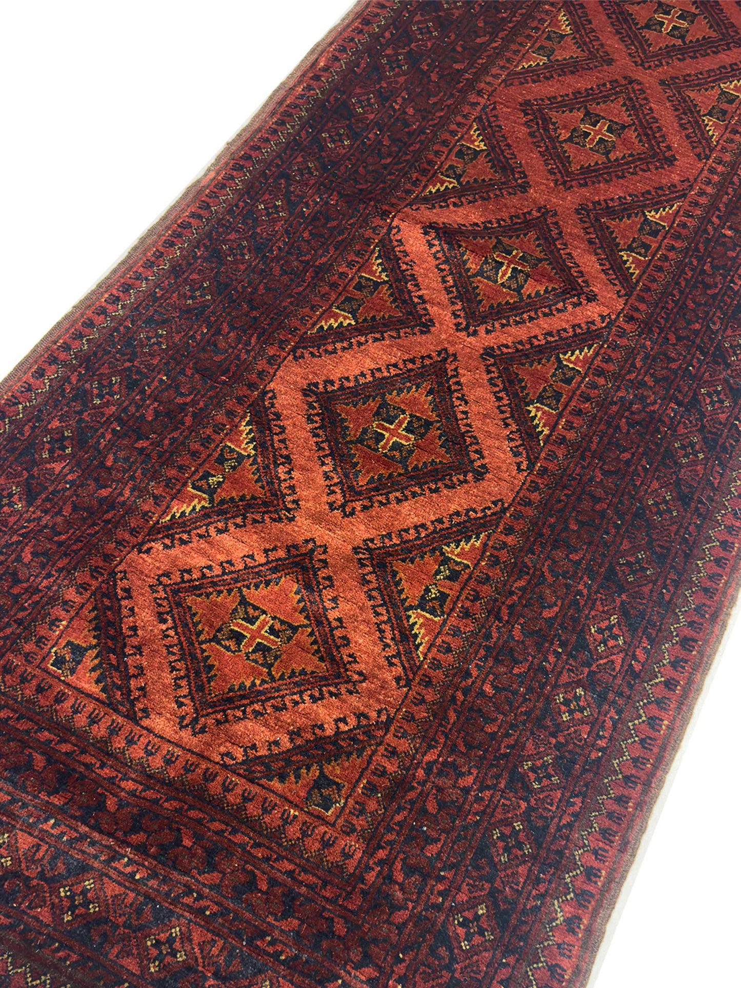 Afghan Tribal Runner - 2.5 x 10 ft