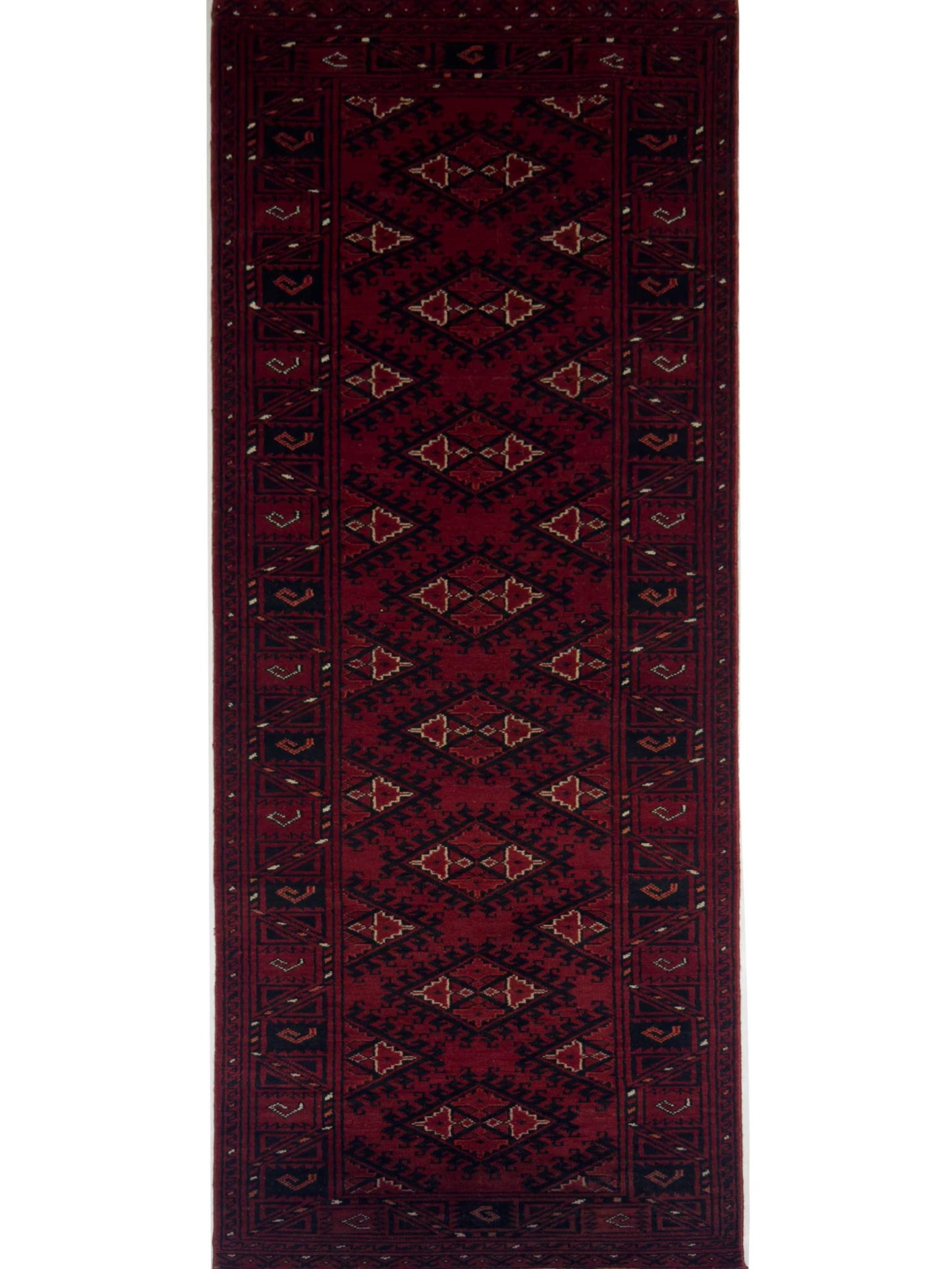 Afghan Tribal Runner - 2 x 9.5 ft