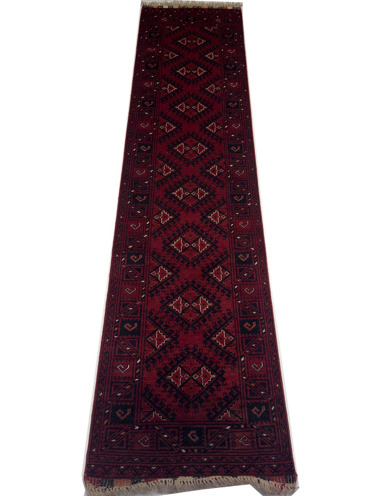 Afghan Tribal Runner - 2 x 9.5 ft