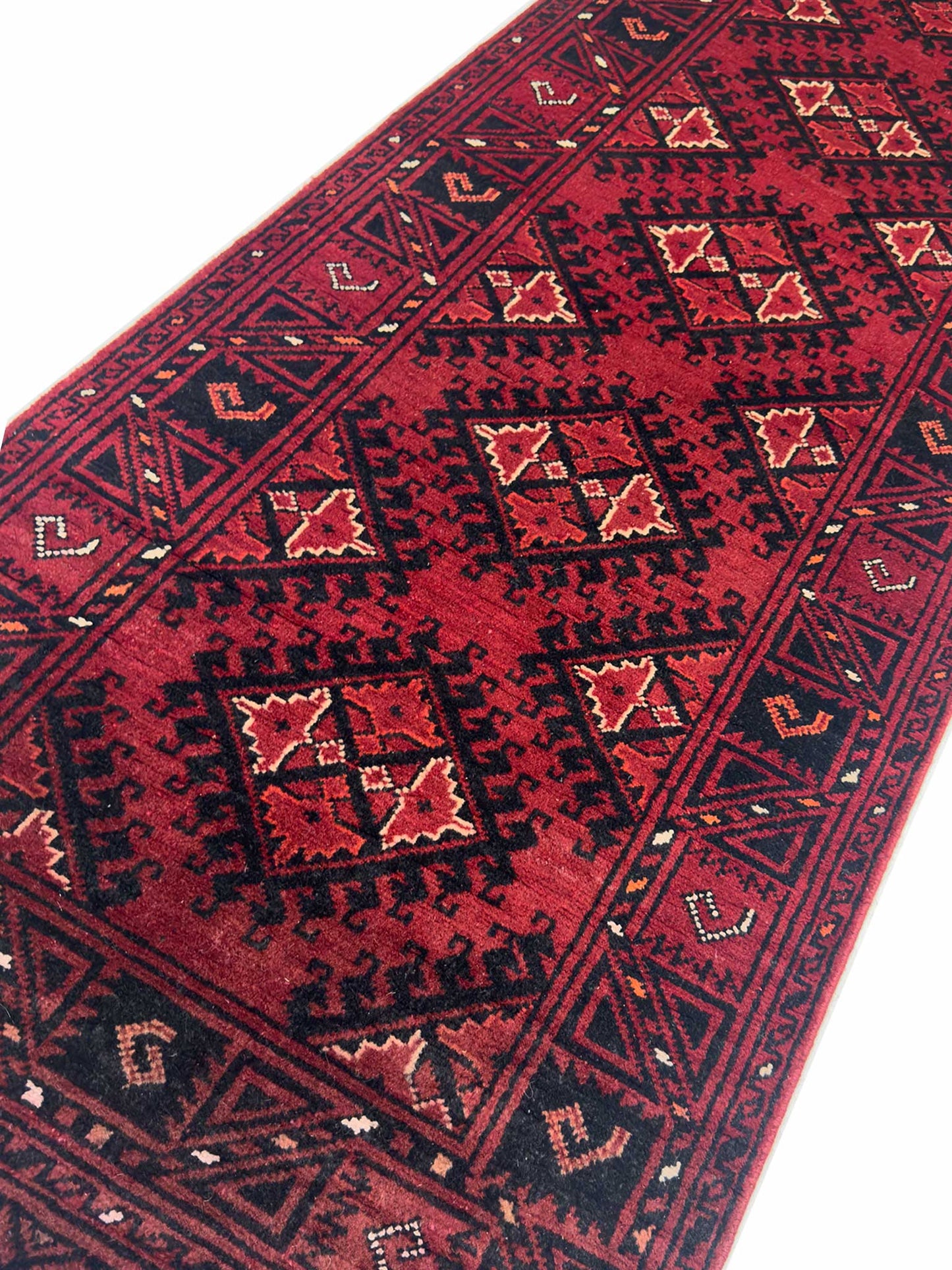 Afghan Tribal Runner - 2 x 9.5 ft