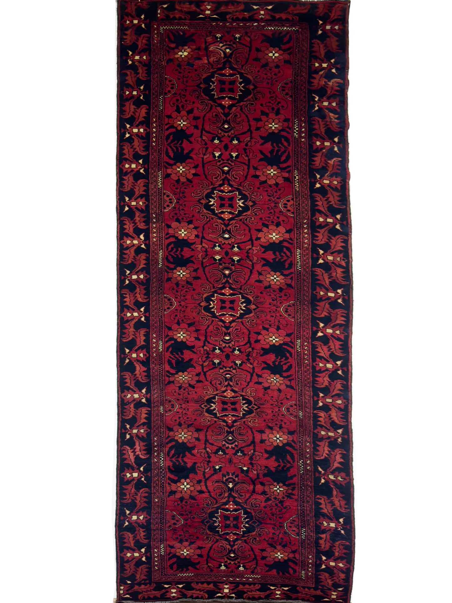 Afghan Tribal Runner - 3 x 12 ft