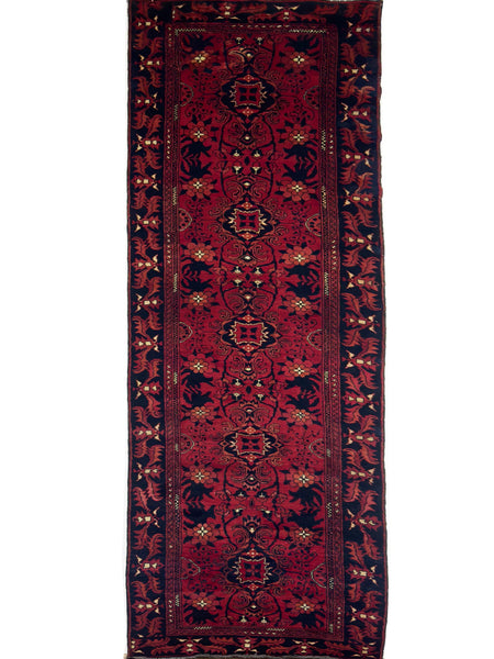 Afghan Tribal Runner - 3 x 12 ft