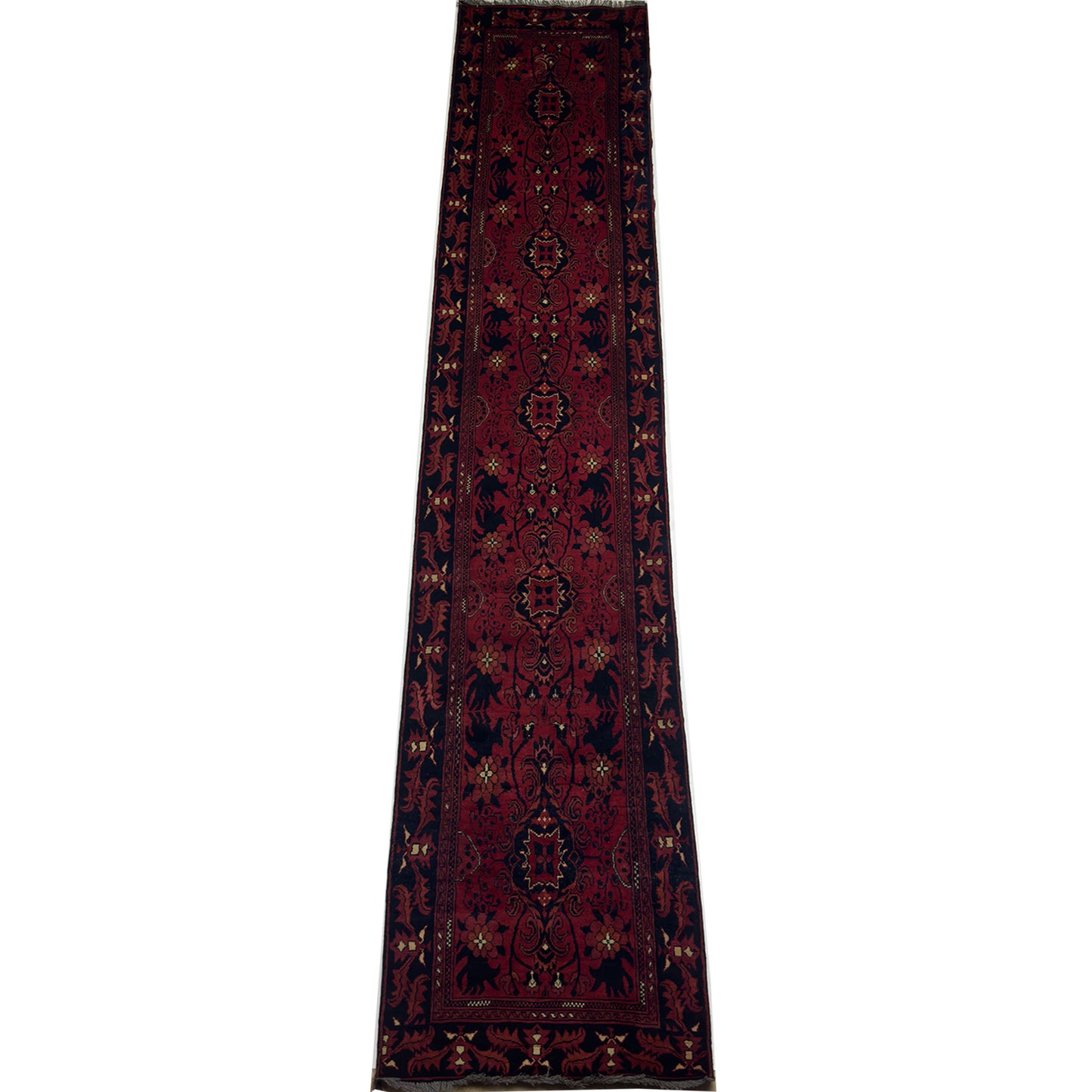 Afghan Tribal Runner - 3 x 12 ft