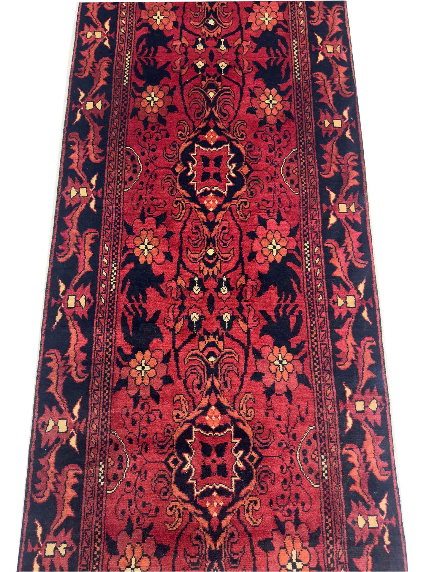 Afghan Tribal Runner - 3 x 12 ft
