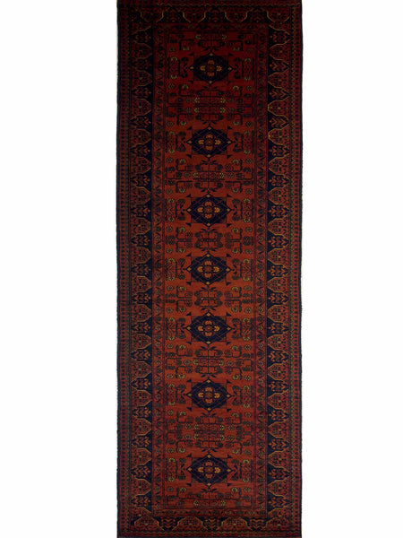Afghan Tribal Runner - 3 x 12 ft