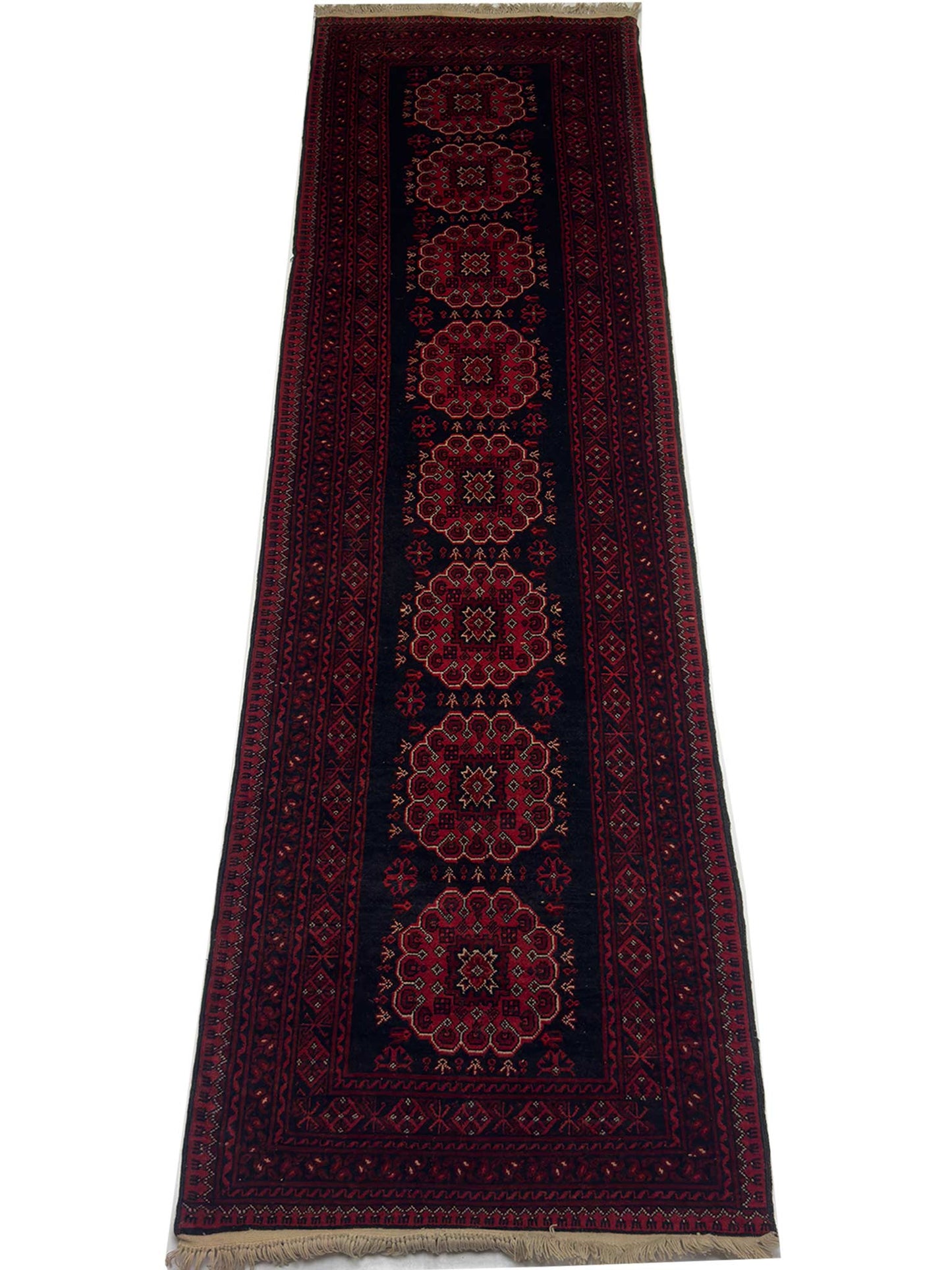 Afghan Tribal Runner - 2.5 x 10 ft