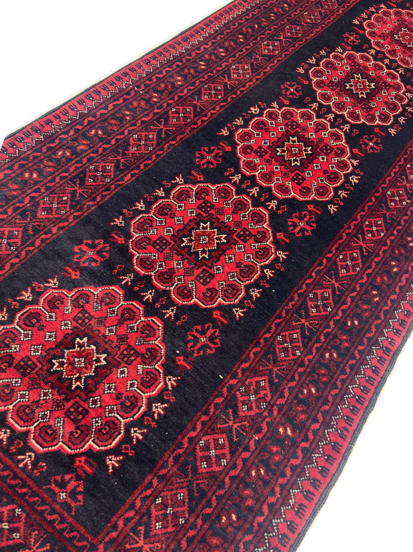 Afghan Tribal Runner - 2.5 x 10 ft