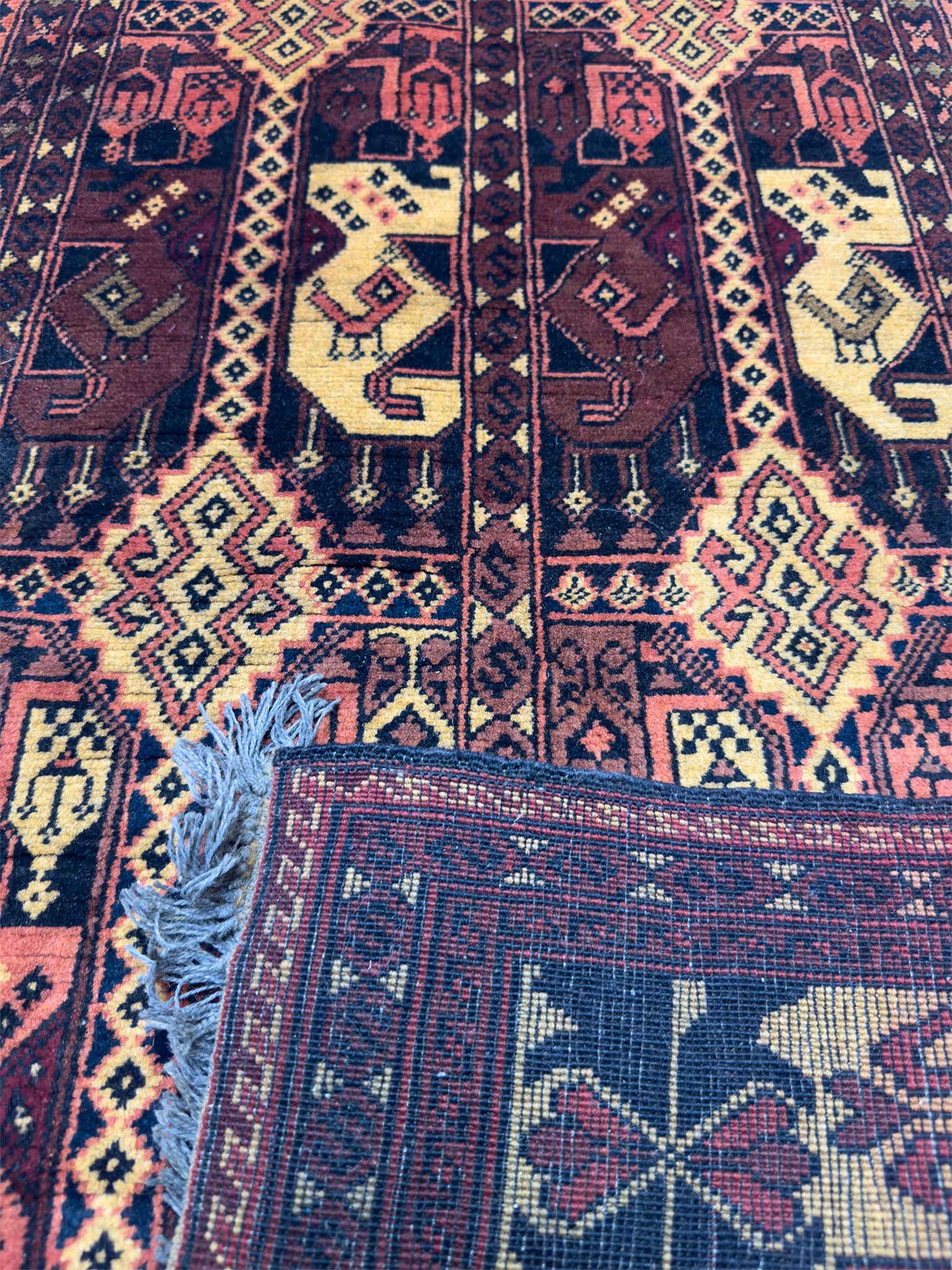 Afghan Tribal Runner - 3 x 9.5 ft