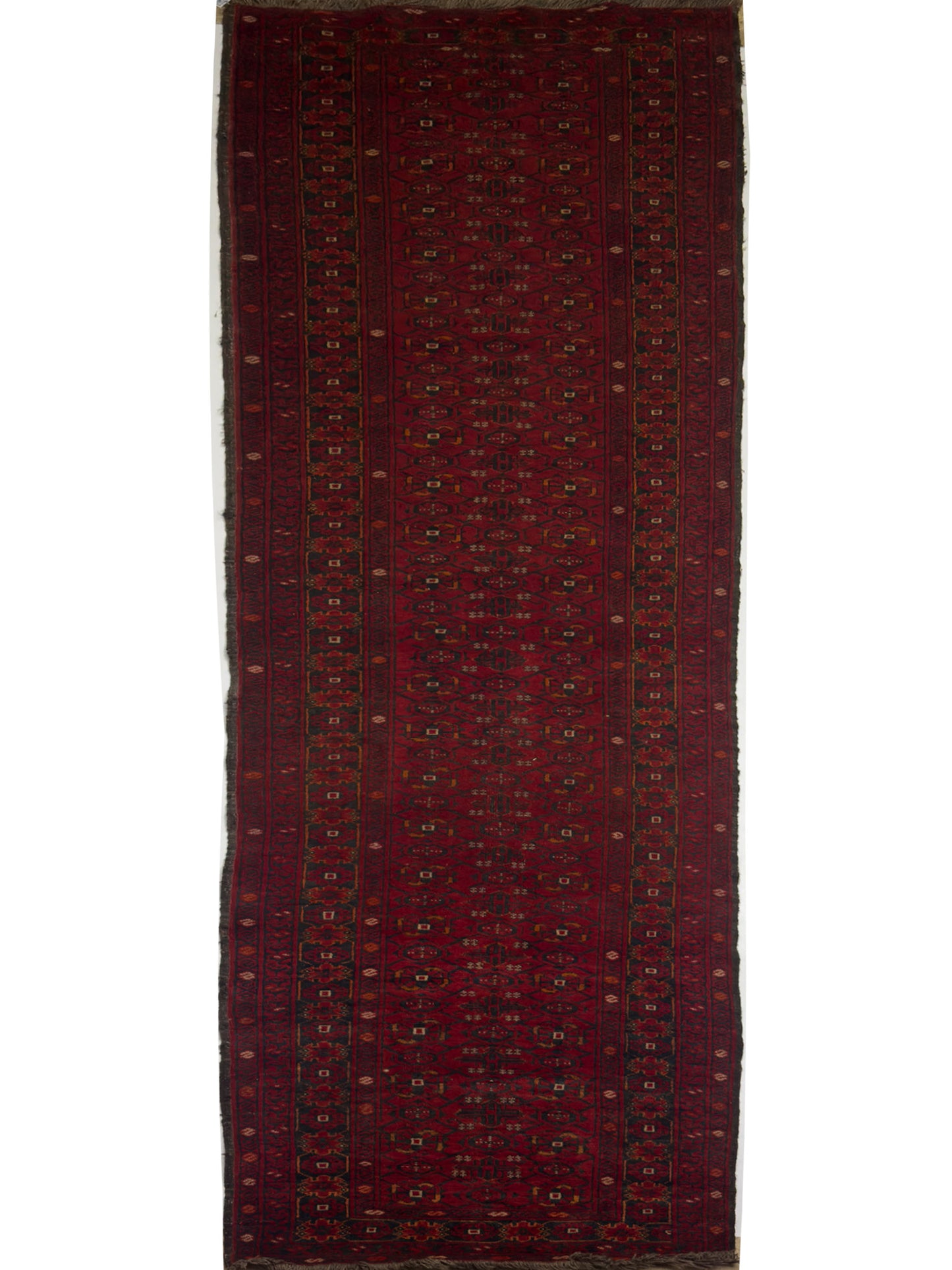 Pre-loved Afghan Runner - 2.5 x 12 ft