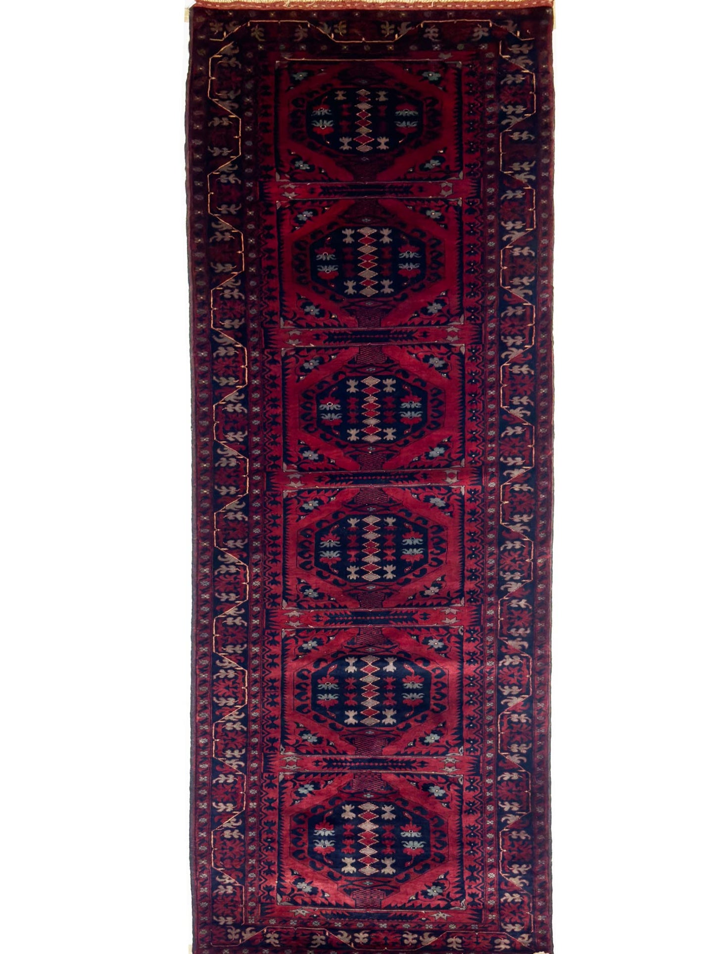 Afghan Tribal Runner - 2.5 x 12 ft