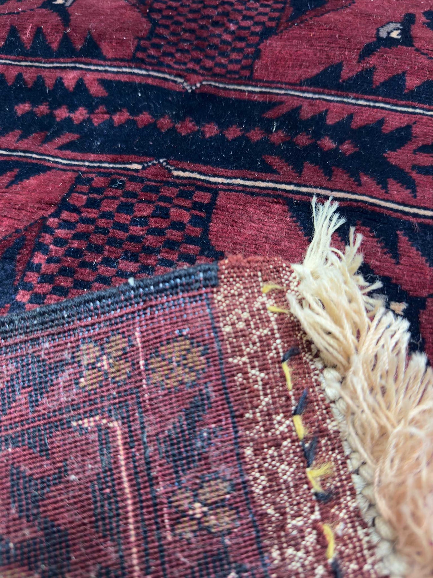 Afghan Tribal Runner - 2.5 x 12 ft