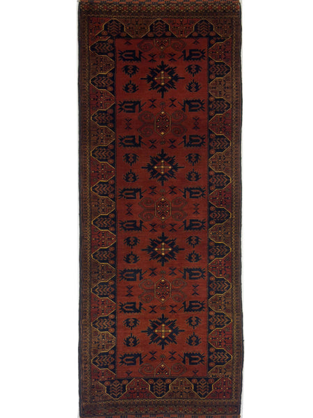 Afghan Tribal Runner - 3 x 10 ft