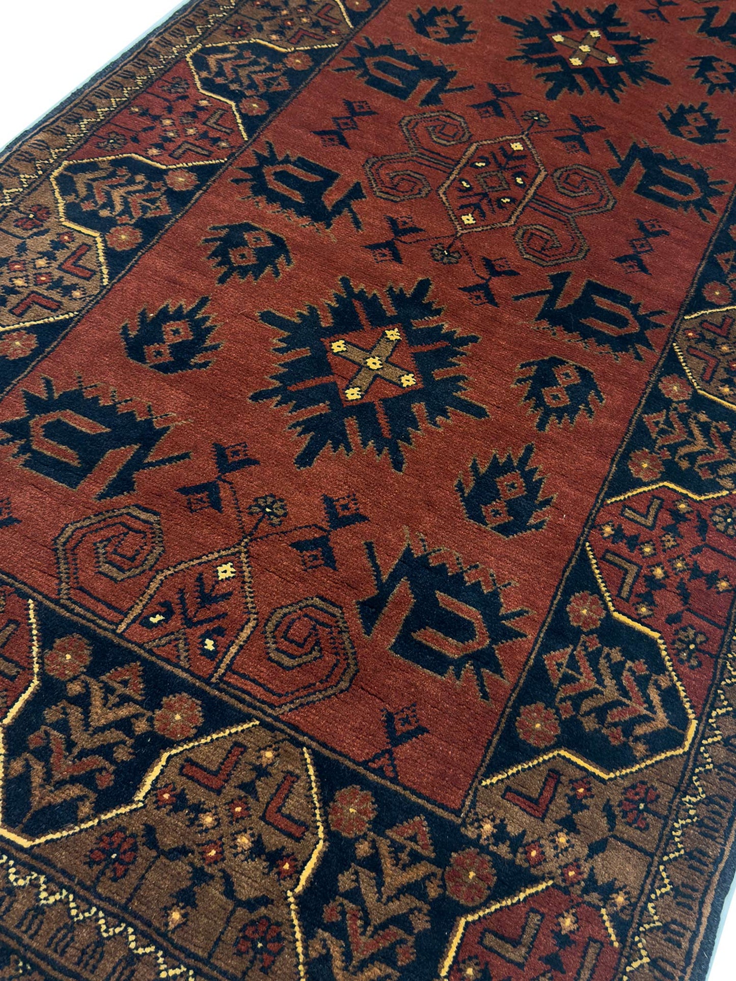 Afghan Tribal Runner - 3 x 10 ft