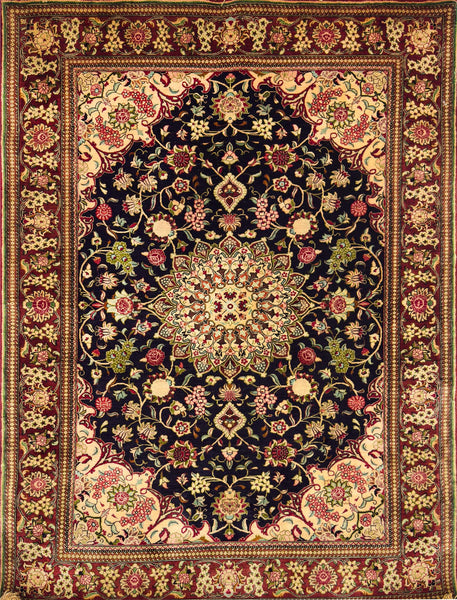 Qum Silk Rug - 3 x 5 ft