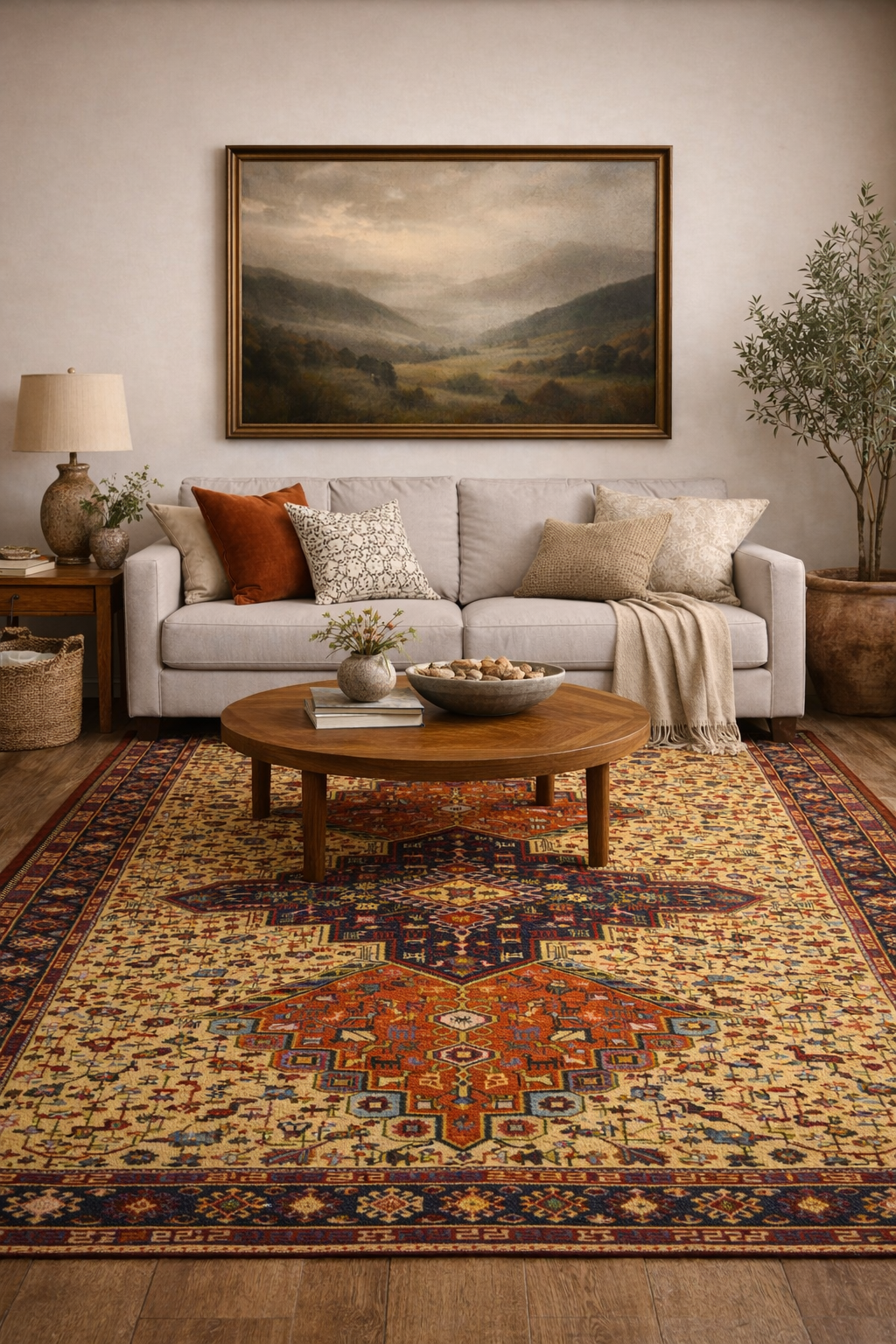 Mafresh Soumak Kilm - 6.5 x 9.5 ft