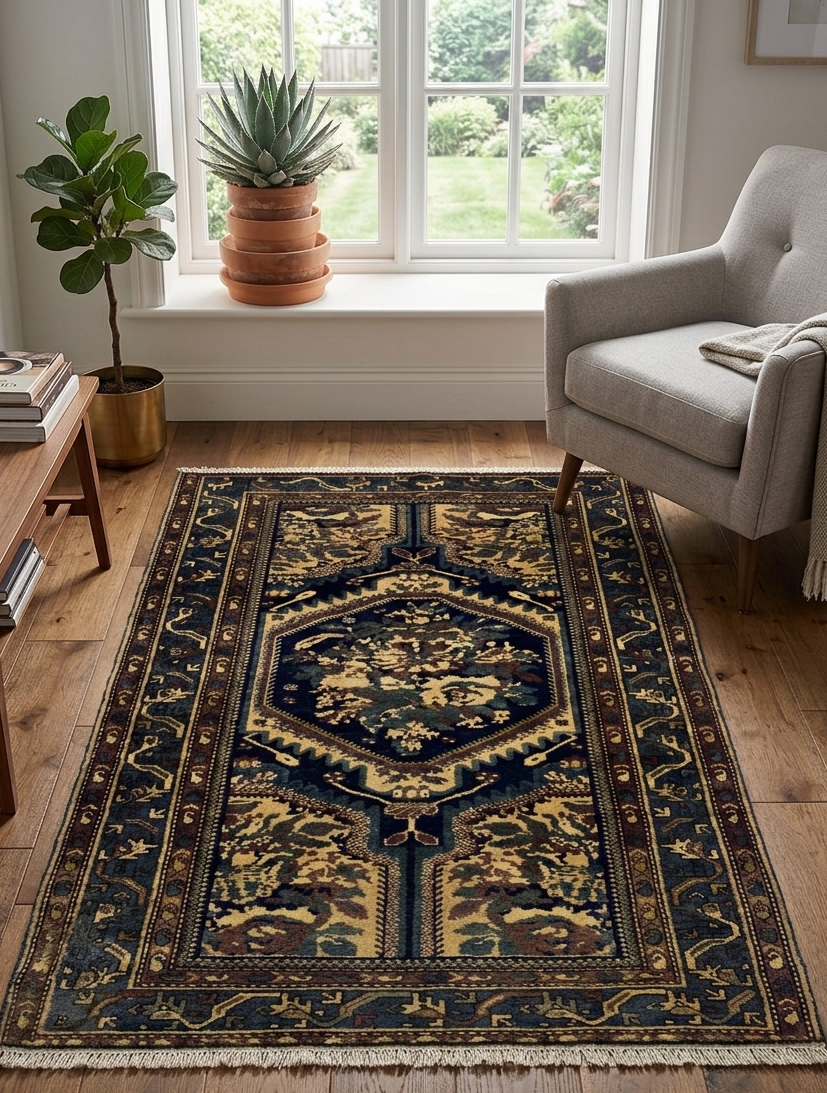 Pre-loved Iran Rug - 3 x 5 ft