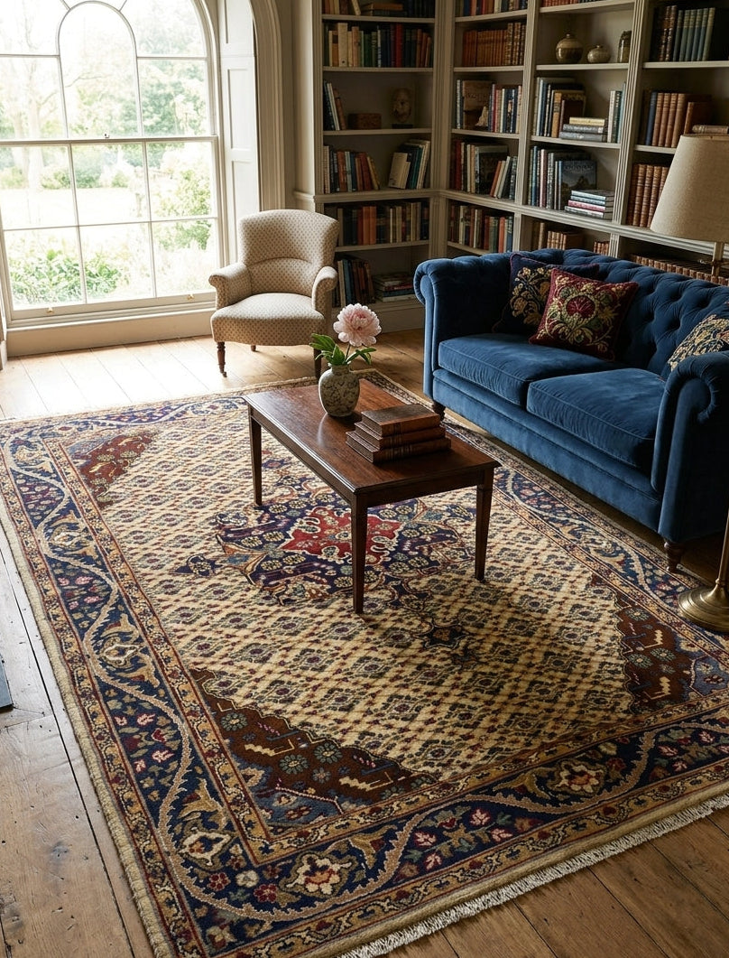 Mahi Herati Rug - 4 x 6 ft
