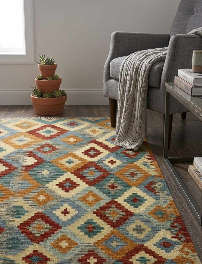 Afghan Kilm Meimnah - 3 x 5 ft