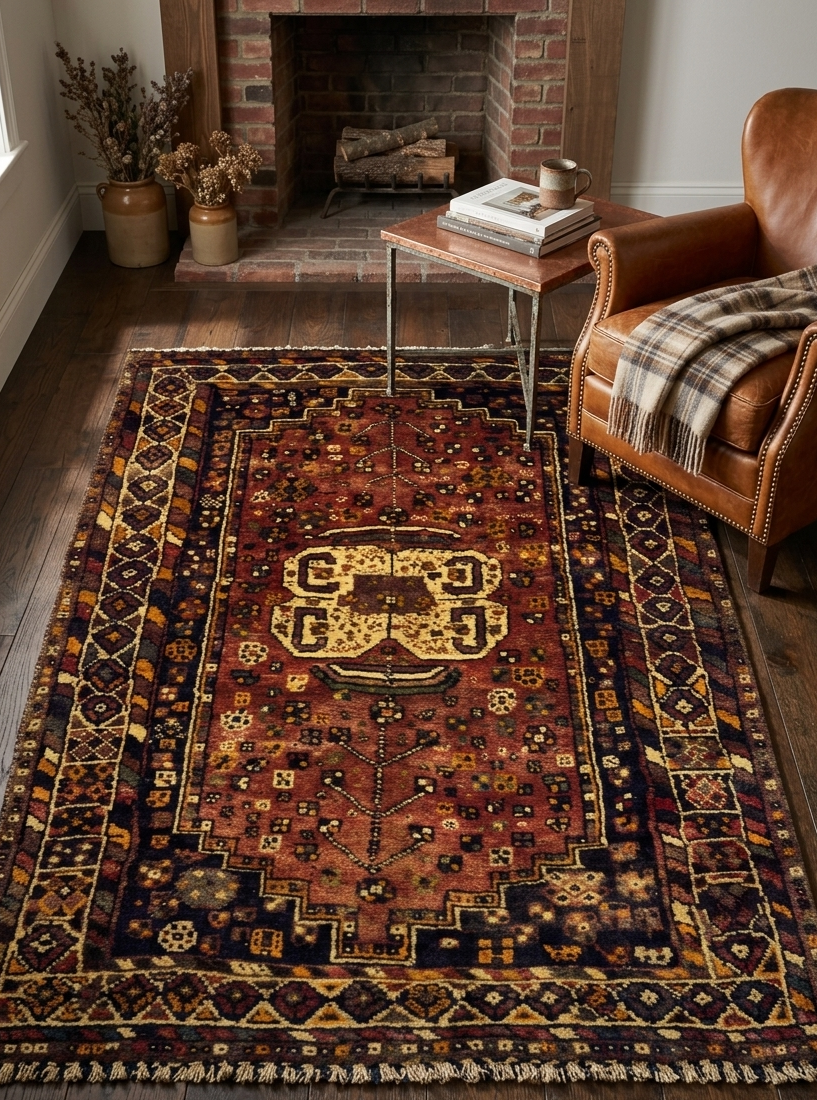 Persian Shirazi Rug - 3 x 5 ft