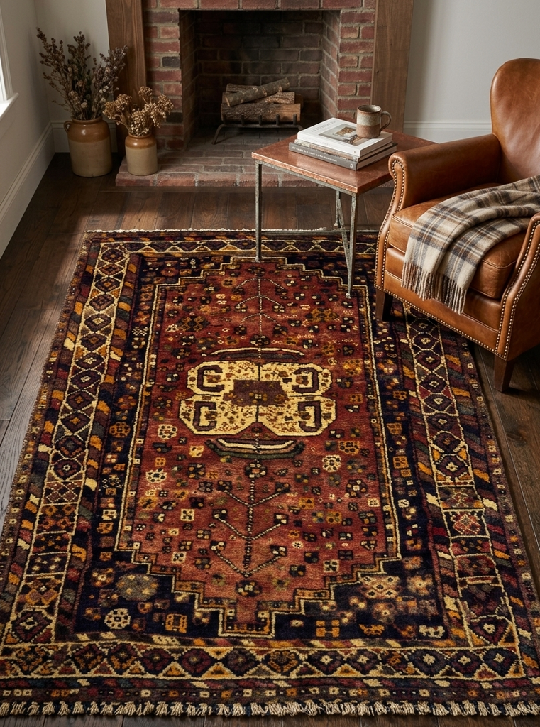 Persian Shirazi Rug - 3 x 5 ft