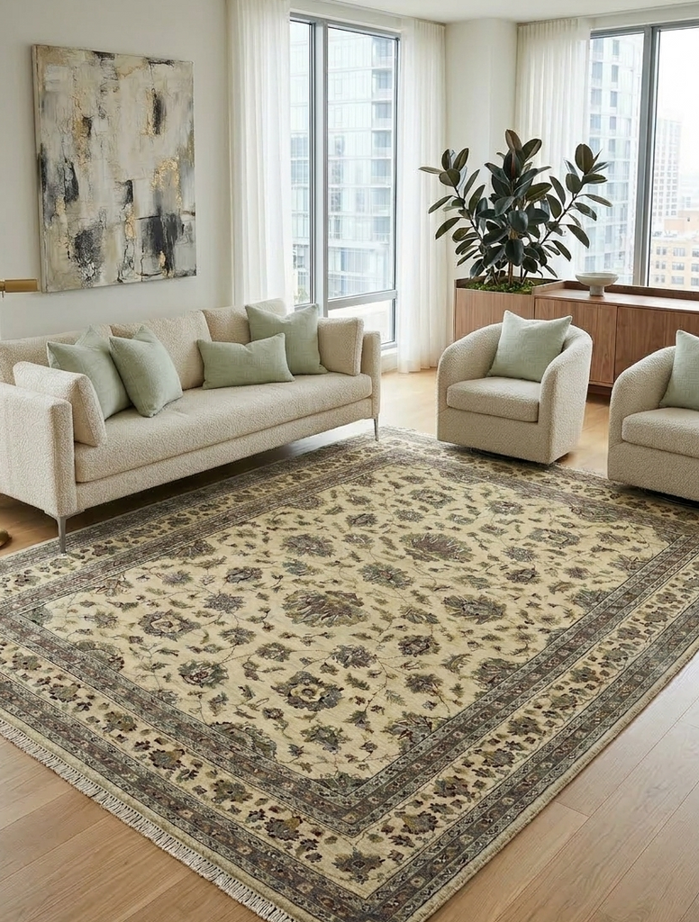 Modern Chobbi Rug - 10 x 8 ft