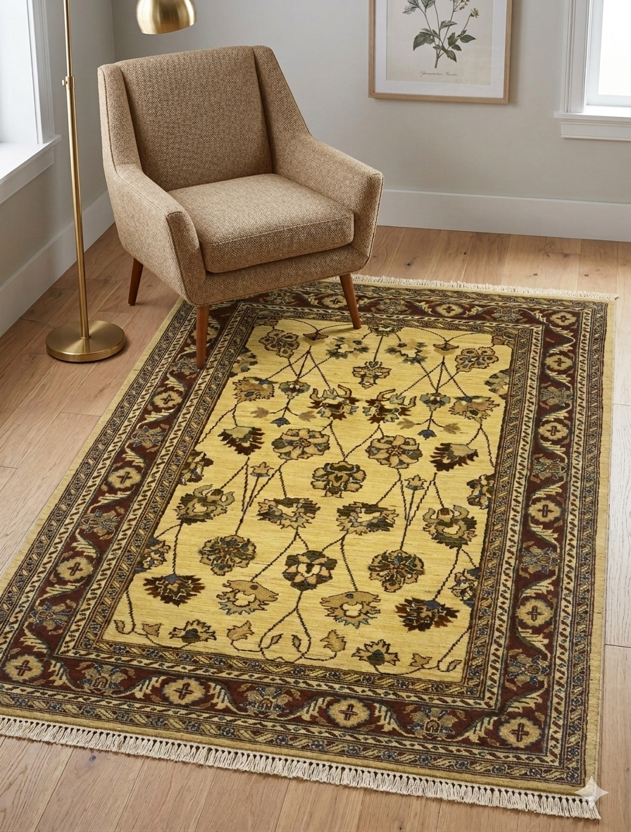 Yakrukh Chobi Rug - 6 x 4 ft