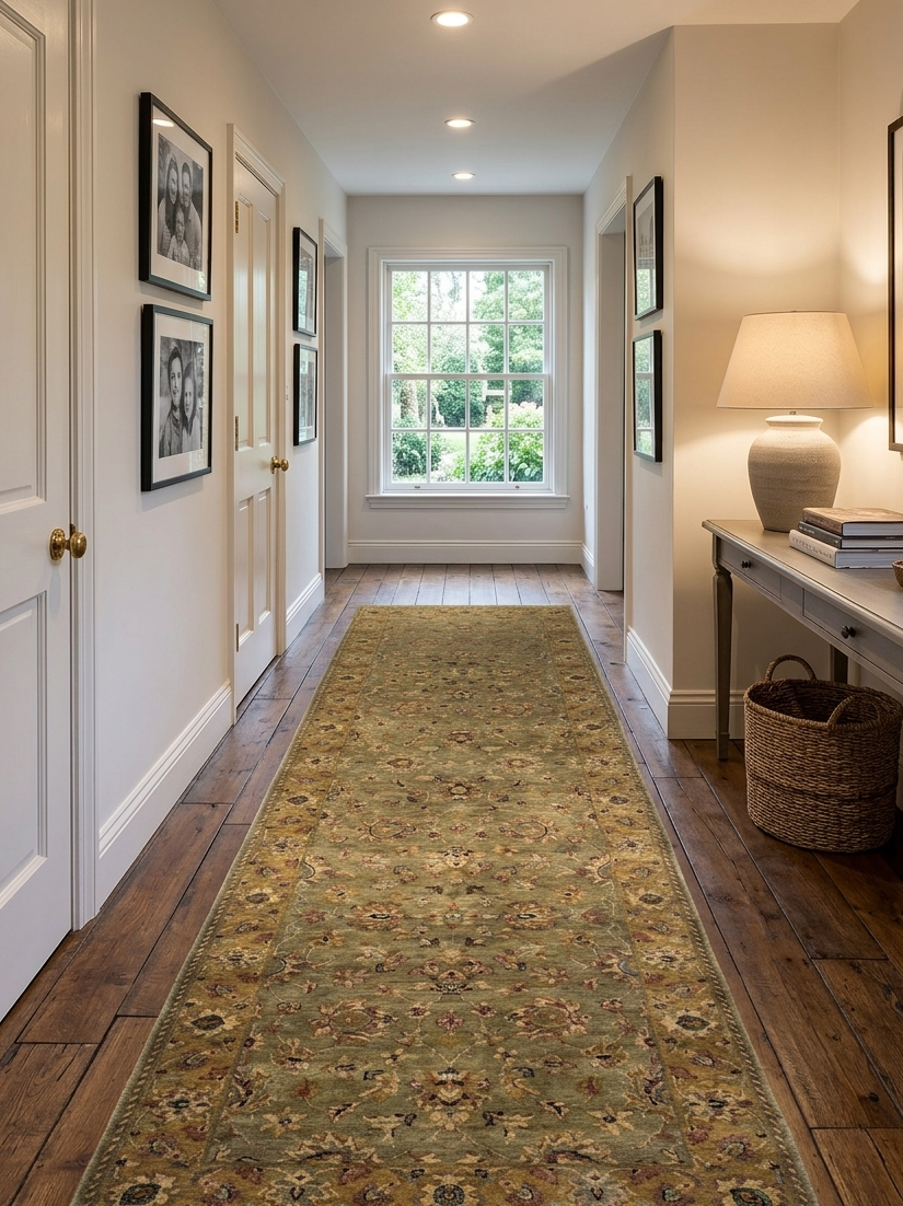 Modern Floral Rug - 8 x 2.5 ft