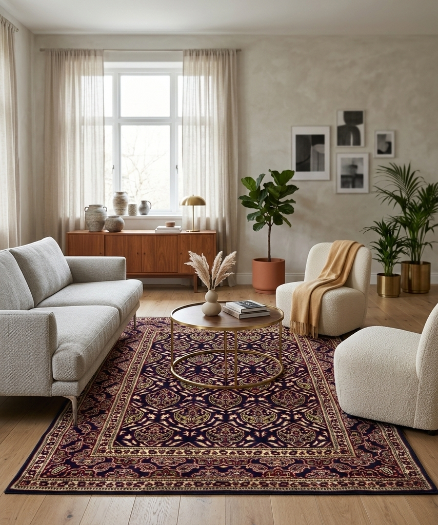 Mader-Bacha Rug - 4 x 6 ft