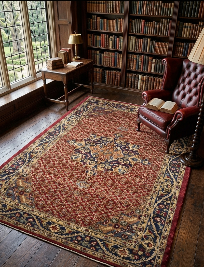 Mahi Herati Rug - 4 x 6 ft