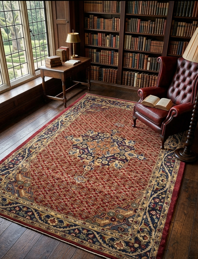 Mahi Herati Rug - 4 x 6 ft