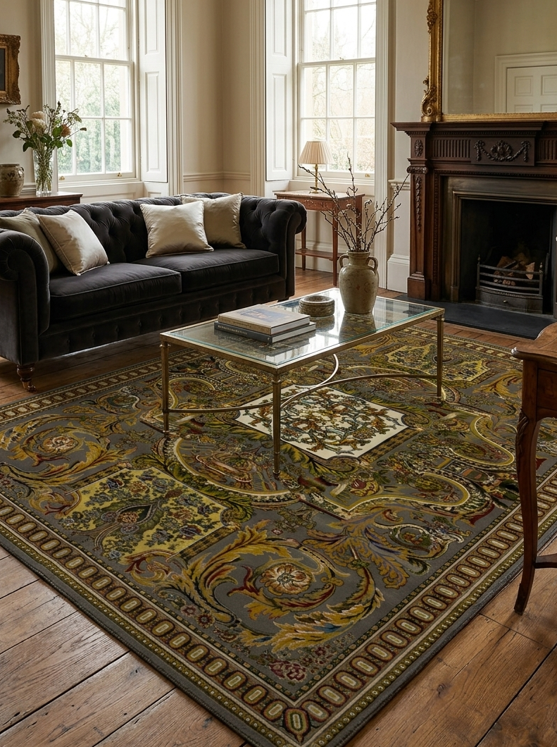Modern Transitional Rug - 5 x 7 ft