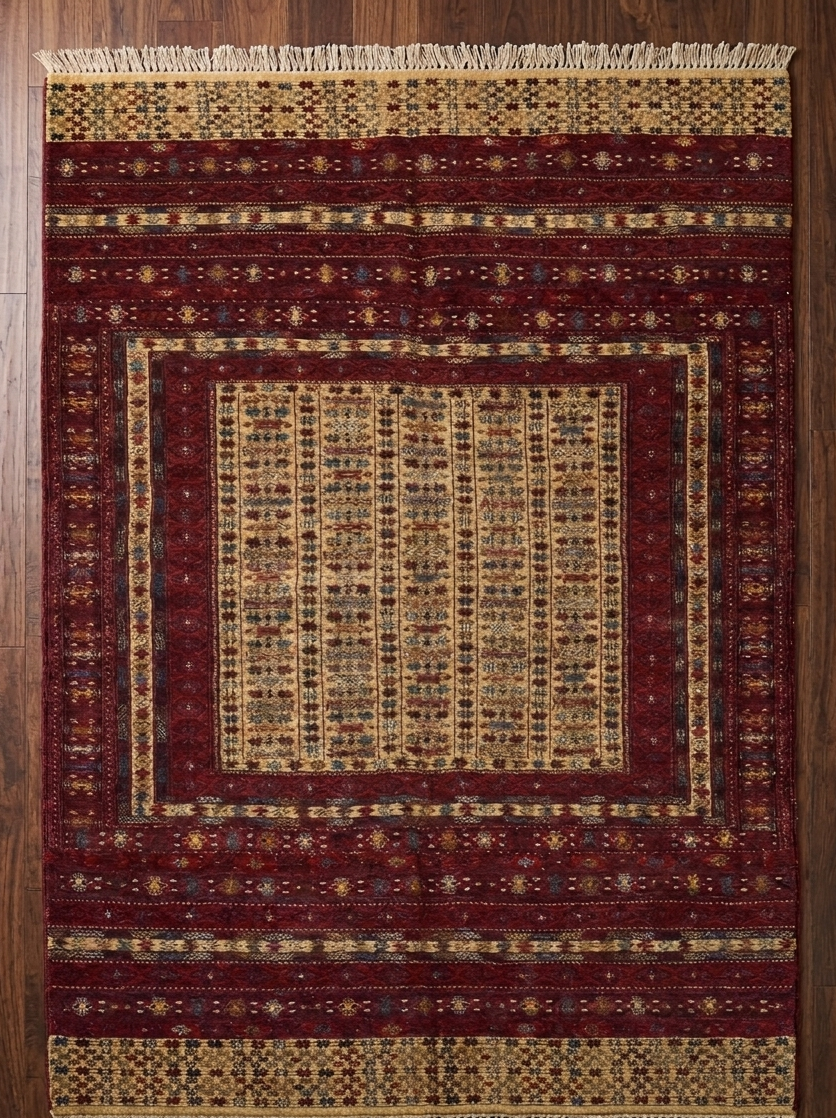 Afghan Soumak Kilm - 4 x 6 ft
