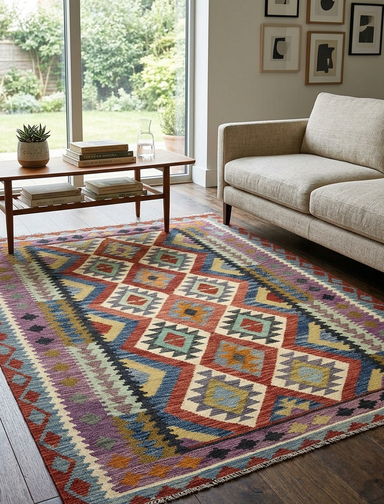 Afghan Kilm Meimnah - 5 x 6 ft