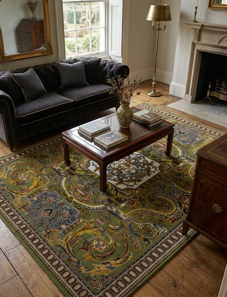 Modern Transitional Rug - 5 x 7 ft