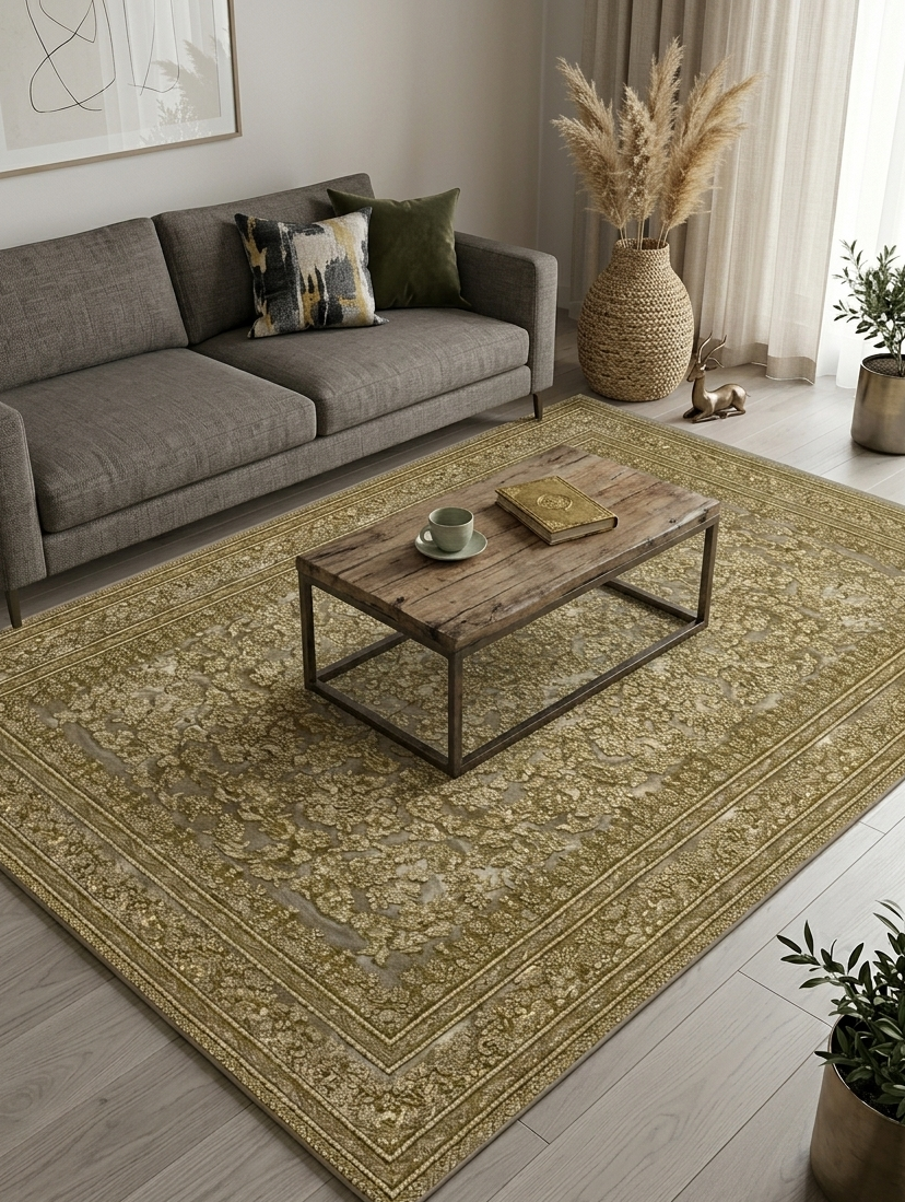 Traditional Floral Rug - 3 x 5 ft