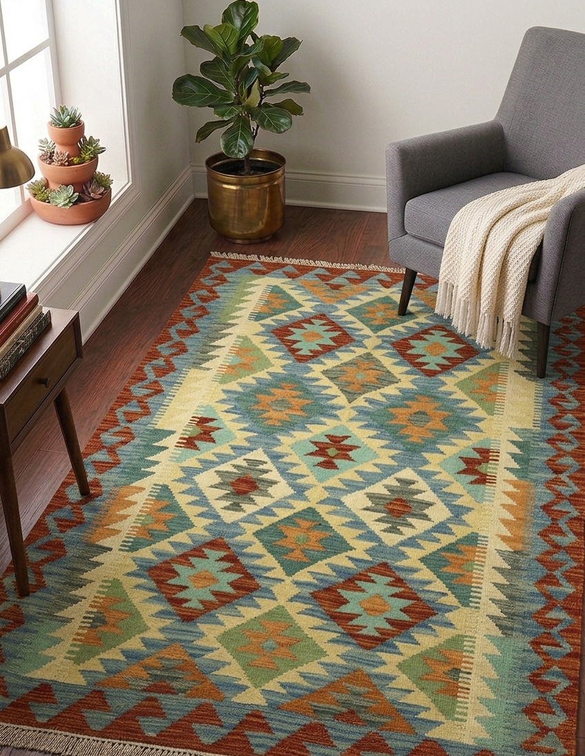 Afghan Kilm Meimnah - 3 x 5 ft