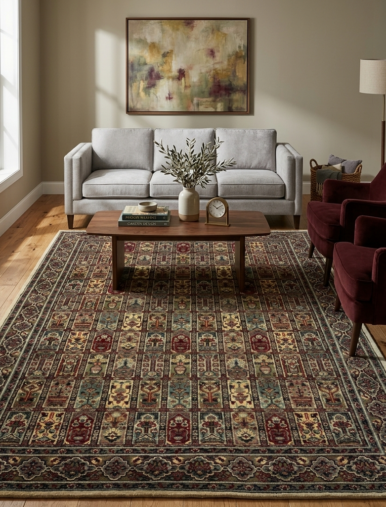 4-Garden Khesti Rug - 4.5 x 7 ft
