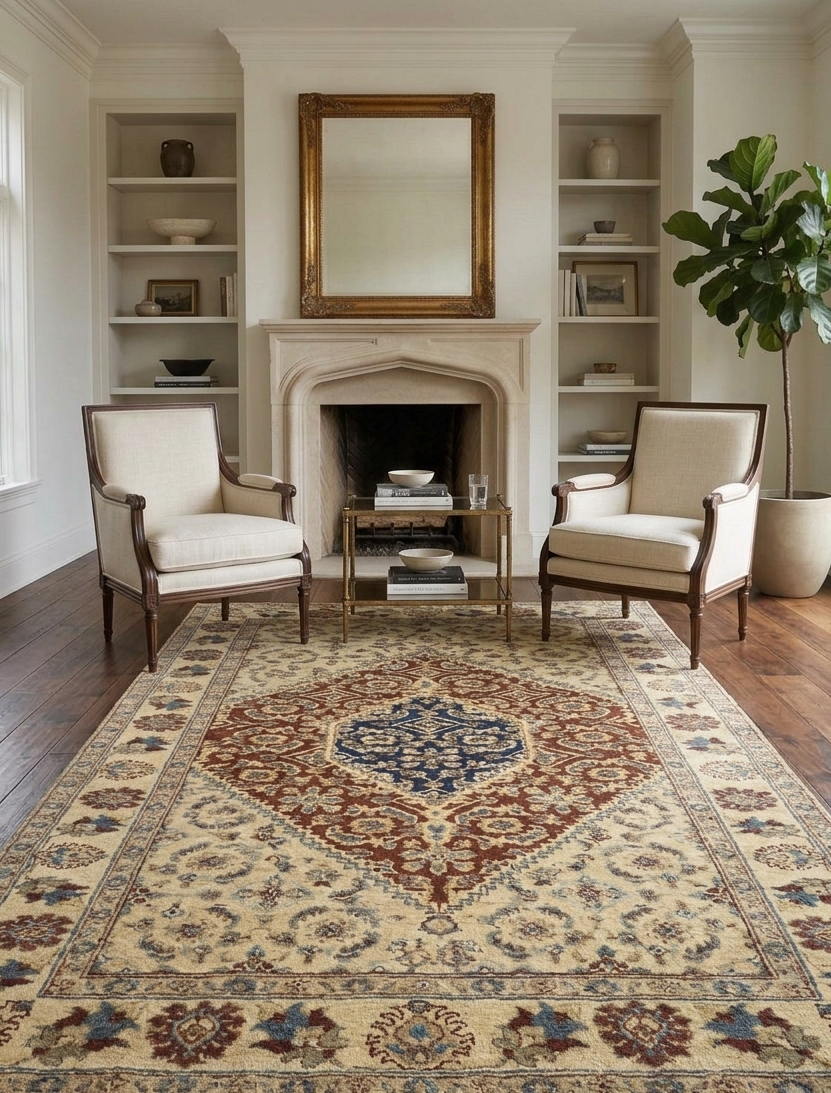 Chobbi Floral Rug - 4 x 6 ft