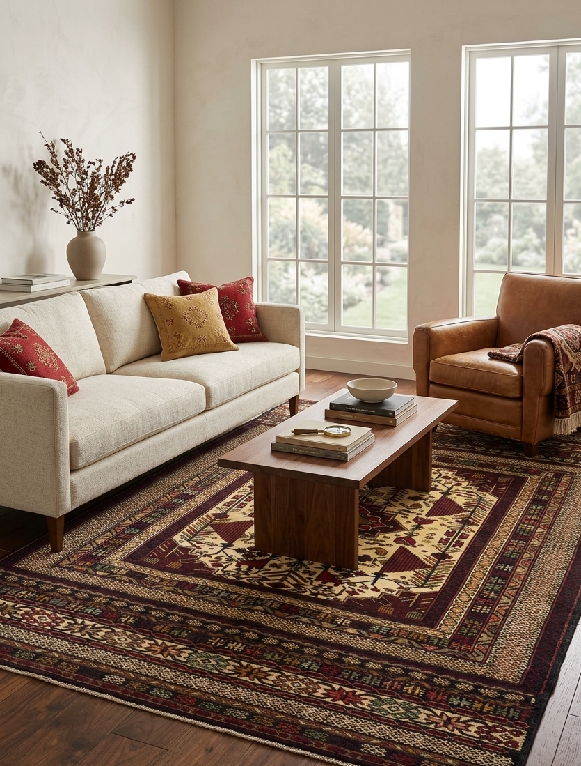 Afghan Kilm Soumak - 4 x 6 ft