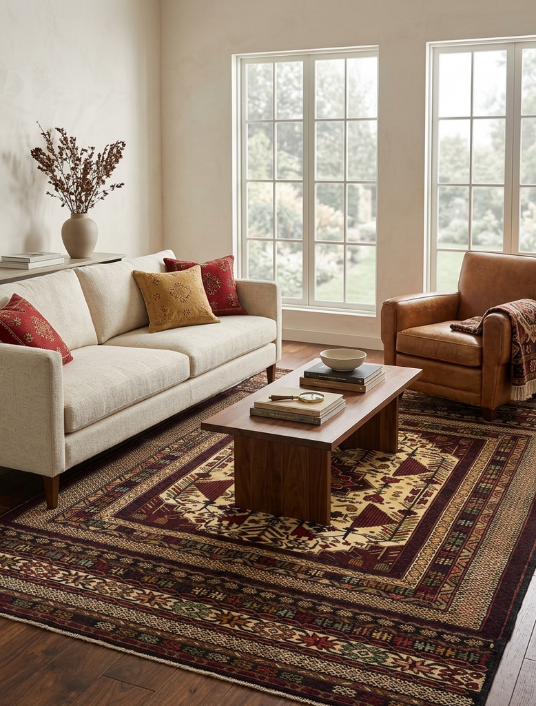 Afghan Kilm Soumak - 4 x 6 ft