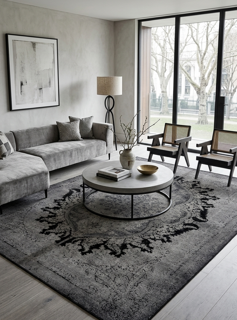 Modern Eclectic Rug - 5 x 7 ft