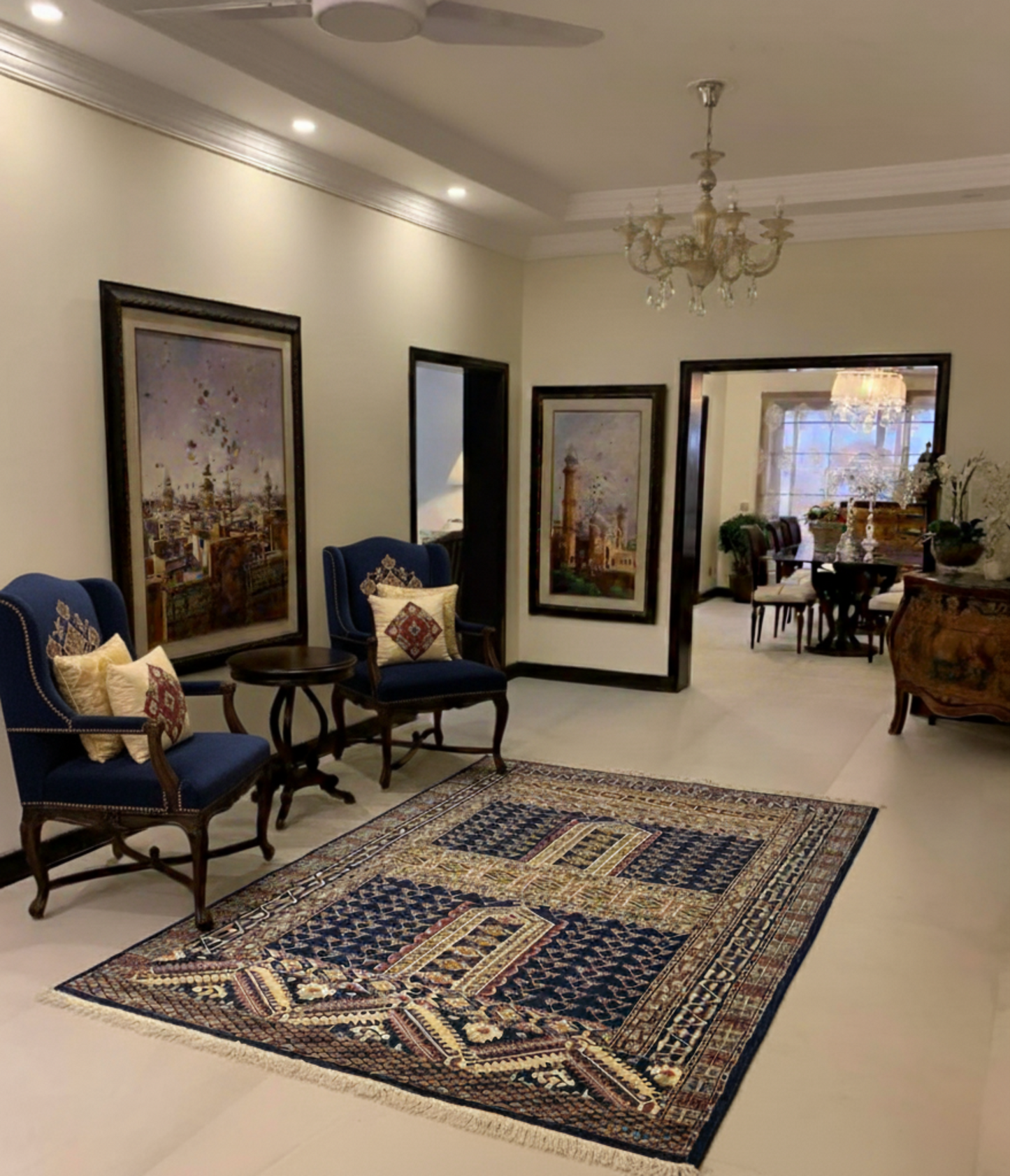 Ensi Bokhara Rug - 4 x 6 ft