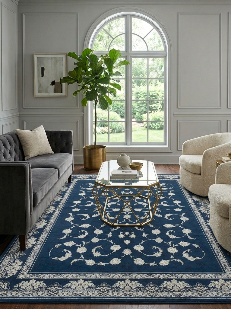 Floral Rug - 10 x 13 ft