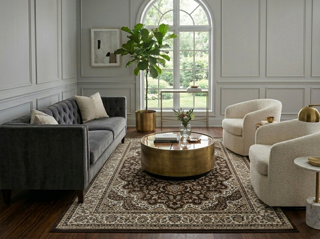 Floral Rug - 8 x 11 ft