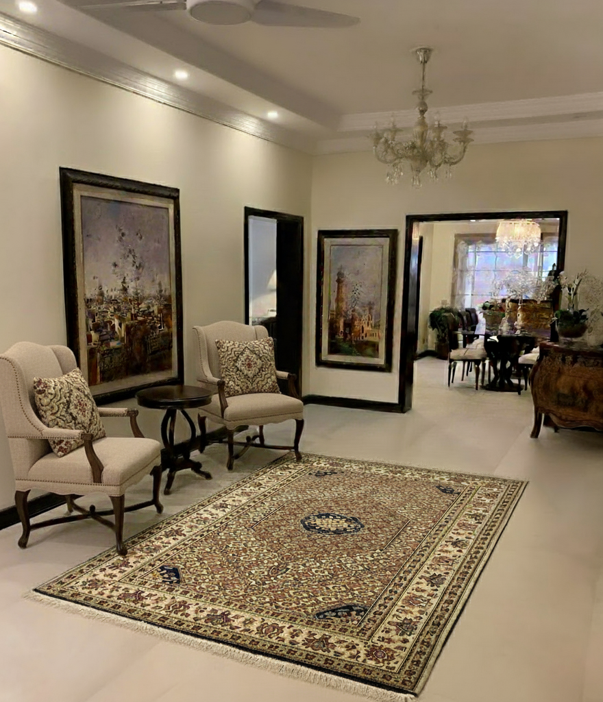 Pak. Persian Mahi Rug - 4 x 6 ft