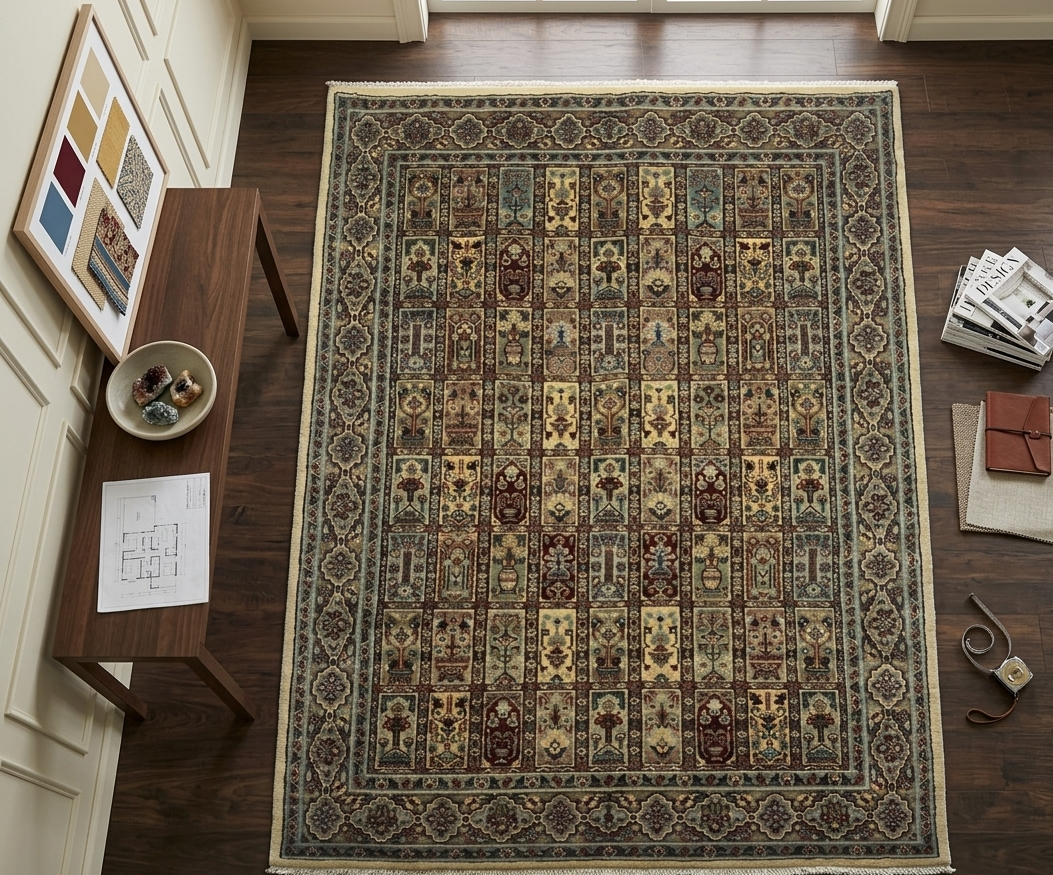 4-Garden Khesti Rug - 4 x 6 ft