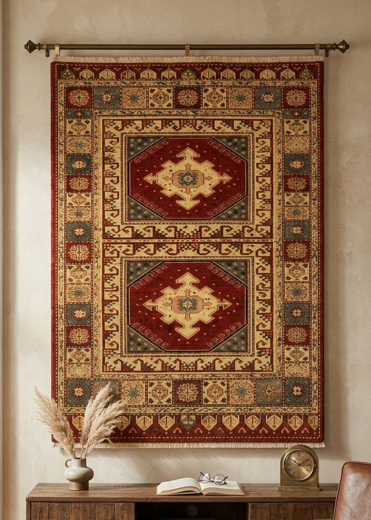 Turkish Bakhtiari Rug - 5 x 3 ft